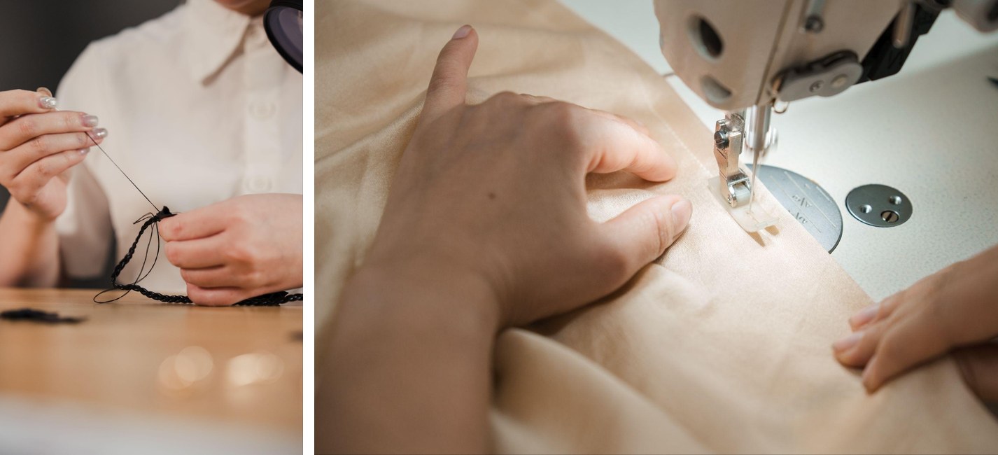Alteration and aftercare services help preserve the wearability of every piece.